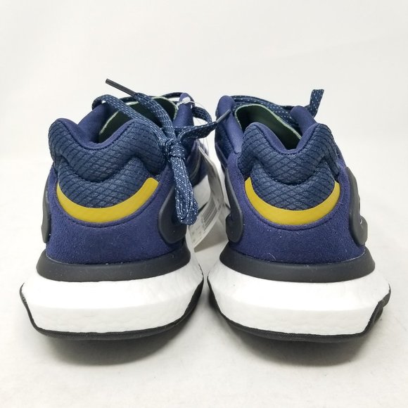 adidas Boost Day Jogger FW4832 Running Trainer Navy Blue Black Gold 12.5… - Picture 6 of 11